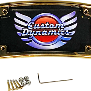 LED License Plate Frame - Gold