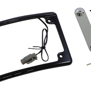 LED License Plate Frame - CVO - Black