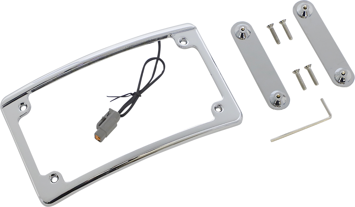 LED License Plate Frame - CVO - Chrome - Image 2