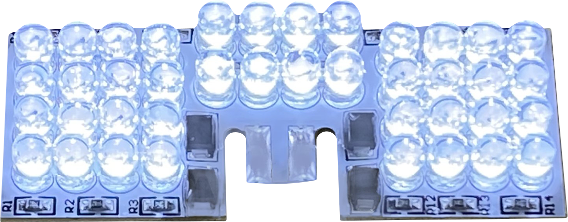 LED Fender Light Tip Board - White