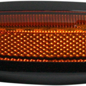 LED Front Fender Tip - Amber LED/Amber Lens - Black