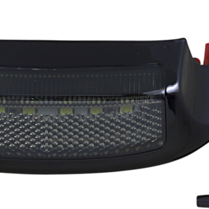 LED Front Fender Tip - White LED/Smoke Lens - Black