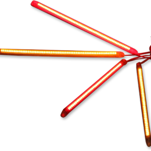 Flexible LED Strips - 40 LEDs - Amber/Smoke