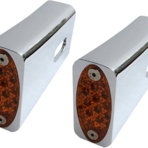 Strut LED Marker Light - Chrome/Amber