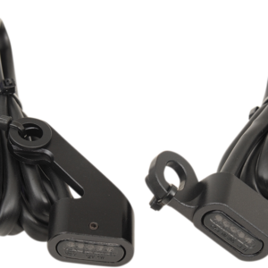 LED Handlebar Marker Lights - Black/Smoke