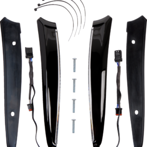 LED Windshield Trim - Black - FLTR