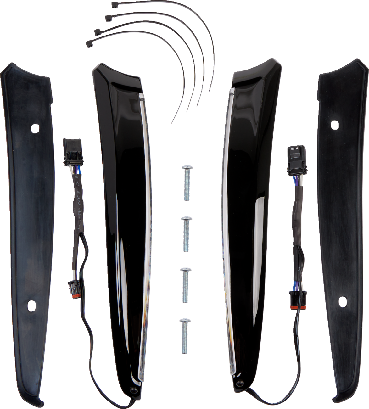 LED Windshield Trim - Black - FLTR