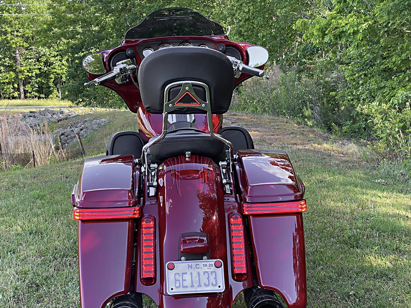 Saddlebag Lights - BCM - Black/Red