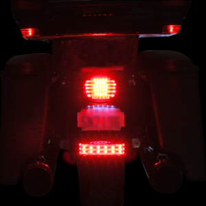 Fender Tip Light - Red Lens - Black