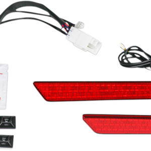 Saddlebag Latch Lights - '97-'13 - Red