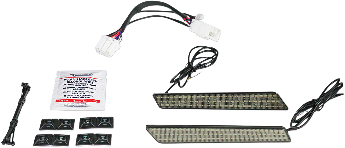 Saddlebag Latch Lights - '97-'13 - Smoke