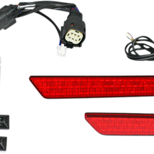 Saddlebag Latch Lights - SS6 - Red