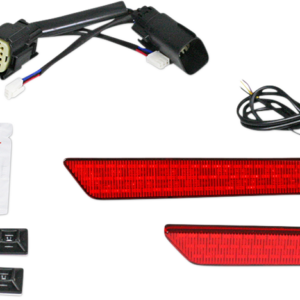 Saddlebag Latch Lights - SS8 - Red