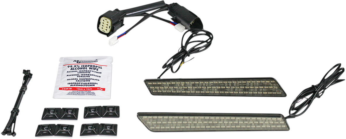 Saddlebag Latch Lights - SS8 - Smoke