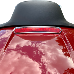 Tour Pack Lid Light - Chrome/Red