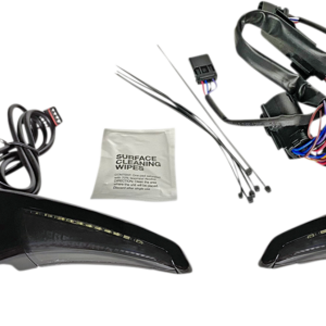 Sequential Tour Pak Seat Back Rest LED Lights - Black/Smoke - FLH