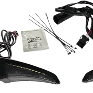 Sequential Tour Pak Seat Back Rest LED Lights - Black/Smoke - CVO