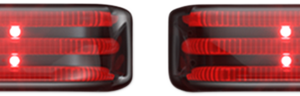 Saddlebag LED Lights - Sequential - Chrome/Smoke