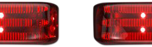 Saddlebag LED Lights - Sequential - Black/Red