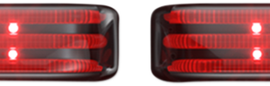 Saddlebag LED Lights - Sequential - Chrome/Smoke