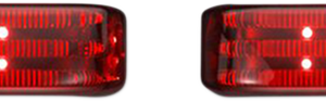 Saddlebag LED Lights - Sequential - Black/Red