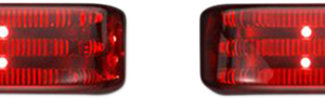 Saddlebag LED Lights - Sequential - Chrome/Red