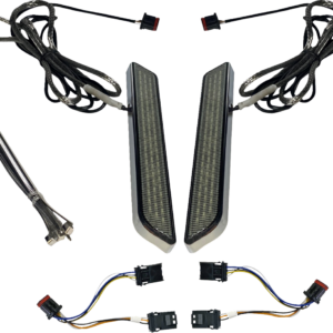 LED Fork Light - Smoke - Chrome