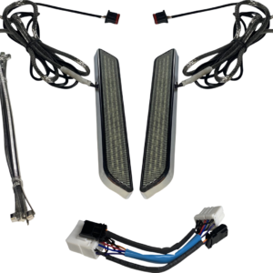 LED Fork Light - Smoke - Chrome