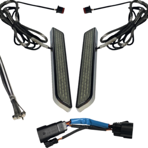 LED Fork Light - Smoke - Chrome