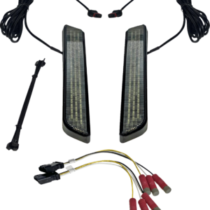 LED Fork Light - Smoke - Black