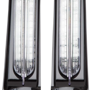 Filler Panel Light - Clear Lens - Red LEDs - Black