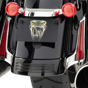 Filler Panel Light - Red Lens - Red LEDs - Chrome