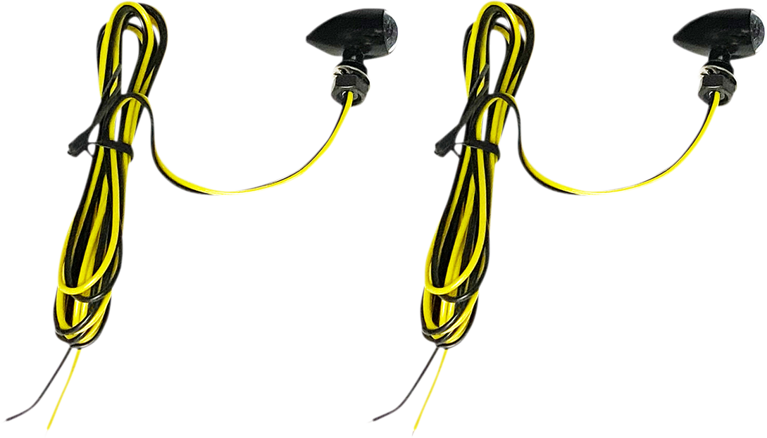 Micro Turn Signals - Amber - Black - Image 2