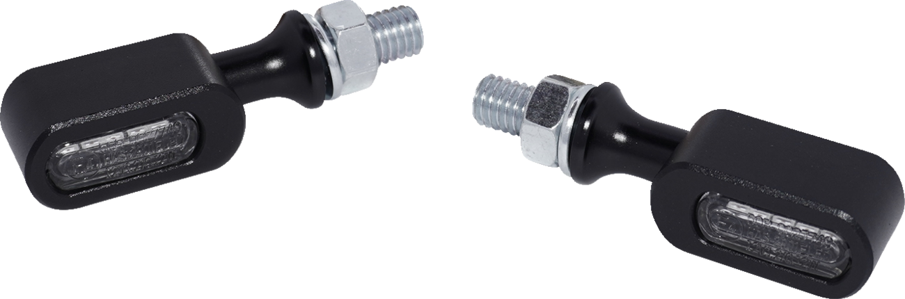 Marker Light - Clear/Amber - Matte Black