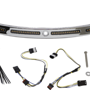Windshield Trim - Sequential Turn Signals - Chrome