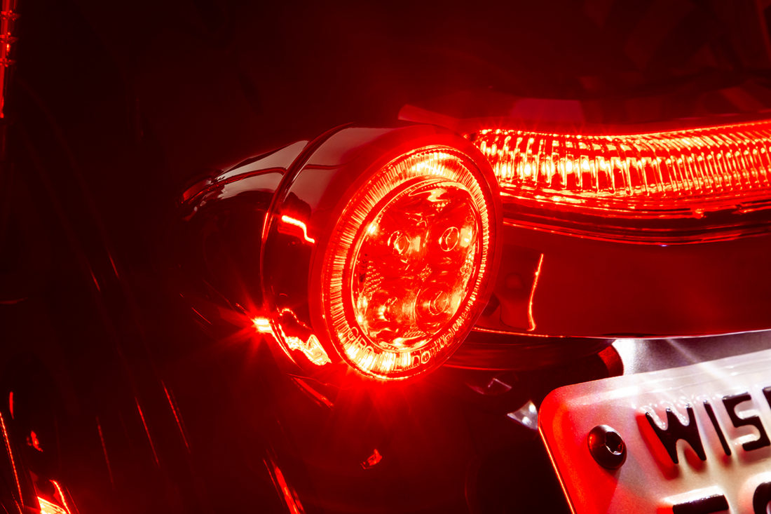 Signal Insert - Rear - Chrome - Red - Image 2