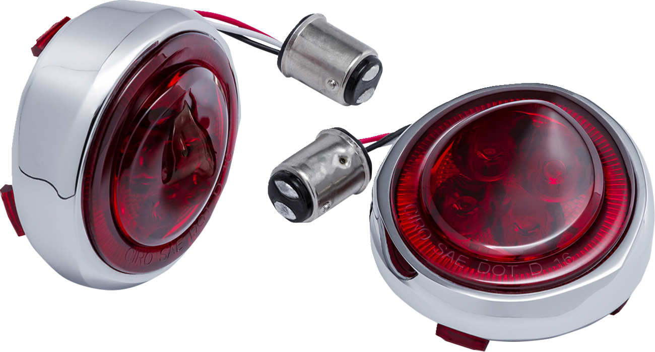 Signal Insert - Rear - Chrome - Red - Image 3