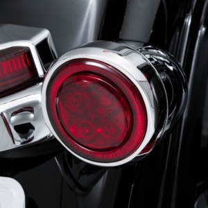 Signal Insert - Rear - Chrome - Red