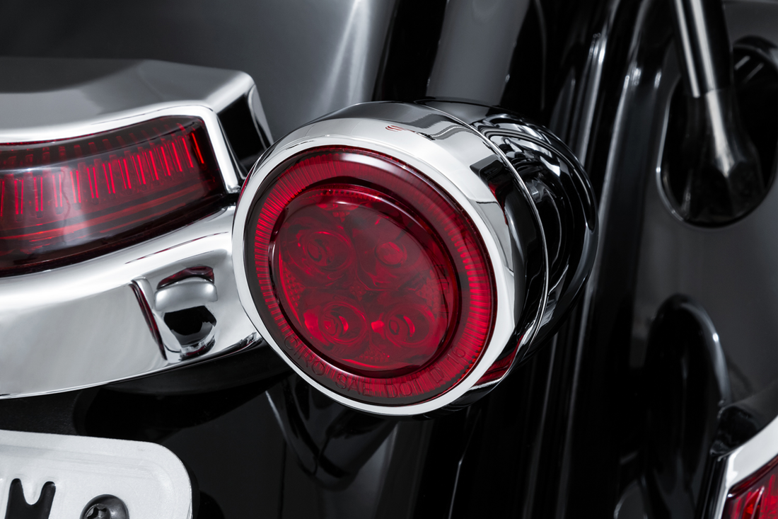 Signal Insert - Rear - Chrome - Red