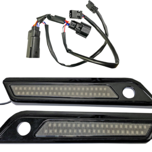 Latch Light - Saddlebag - Dual Color - Smoke - Black