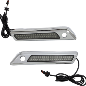 Latch Light - Saddlebag - Dual Color - Smoke - Chrome
