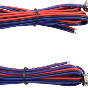 Lightning Bolts - Red - Chrome