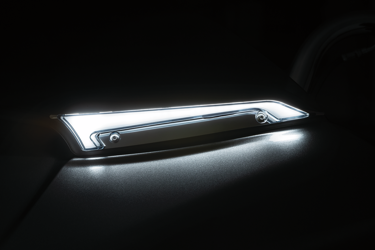 Windshield Trim with Light - Chrome - Image 2