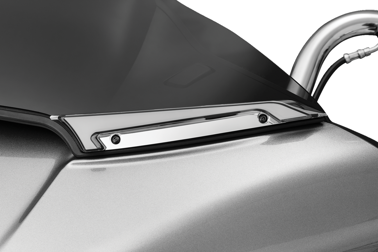 Windshield Trim with Light - Chrome