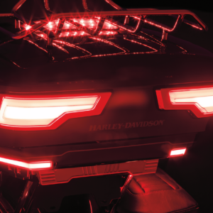 Tour-Pak Lights - Chrome - Red Lens
