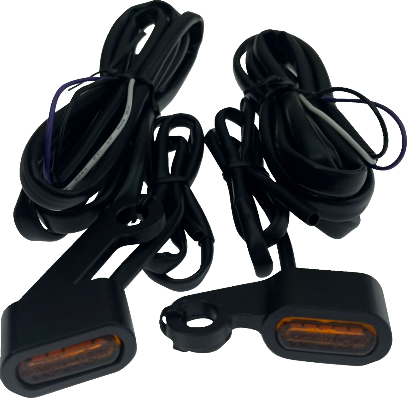 Marker Lights - Black - Amber Lens - '04-'13 XL