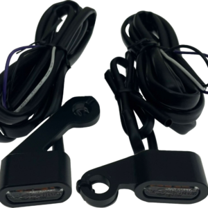 Marker Lights - Matte Black - Amber Lens - '04-'13 XL