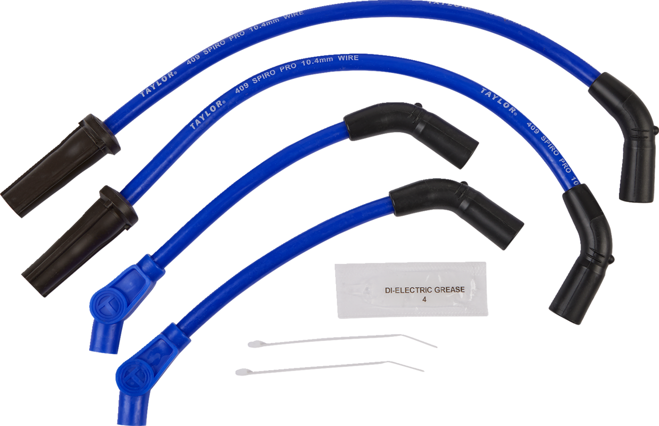 Spark Plug Wires - 10.4 mm - Blue - Image 2