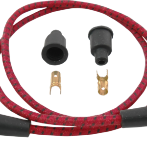 Plug Wires - Braided - Red/Black