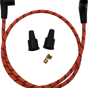 Plug Wires - Braided - Orange/Black